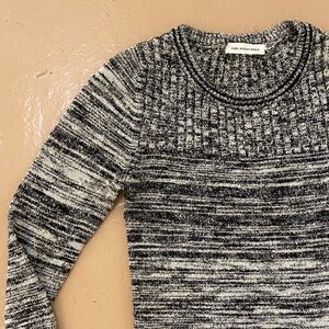 Isabel Marant Black and White Crew Neck Sweater